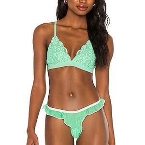 HaH (Hot as Hell) Fly Girl Mesh Panty - Mint - size XS - NWT